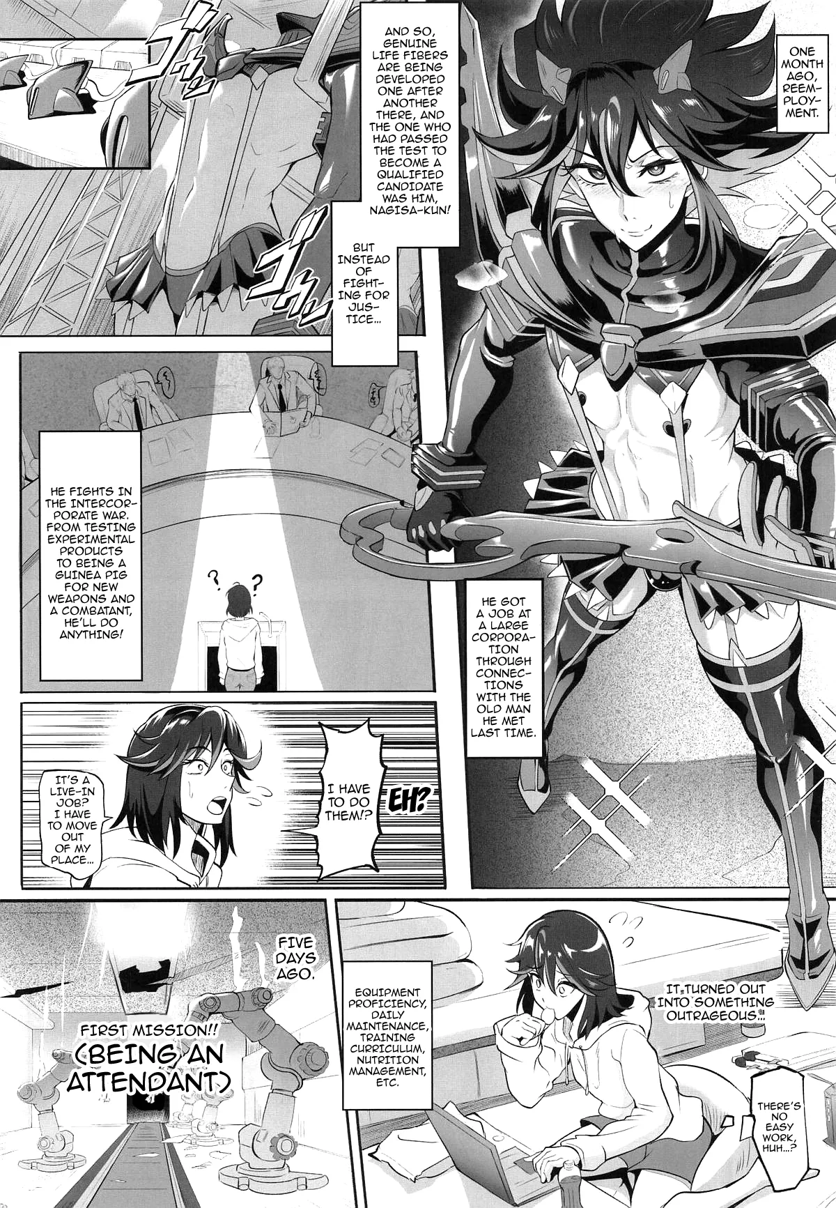 Josou Cosplayer Nagisa II Saishuushokusaki ga Josou Heroine datta Ken / Crossdressing Cosplayer Nagisa ♂ 2 - How My New Employment Turned Out To Be As A Heroine page 6 full