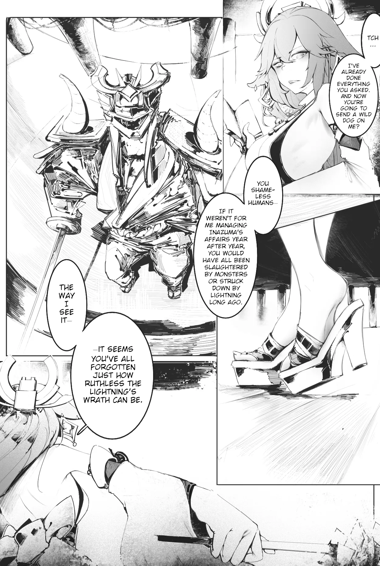 Raiden Shogun and Yae Miko page 11 full