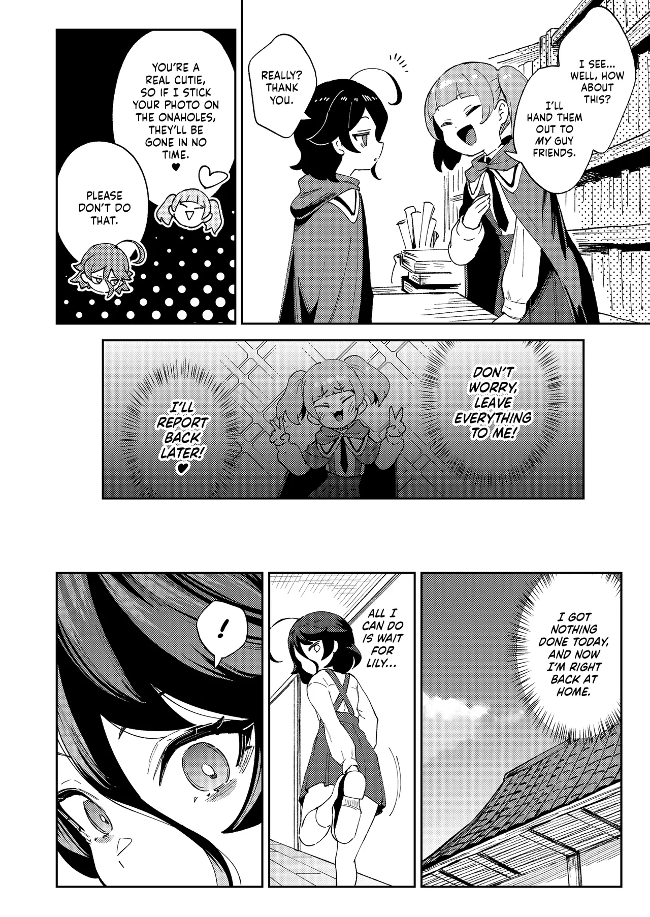 Onaho Uri no Shoujo ~Waruiko to Papa no Eroi Manga~ | THE LITTLE ONAHOLE GIRL Den Lille Pige med Gummikusserne page 9 full