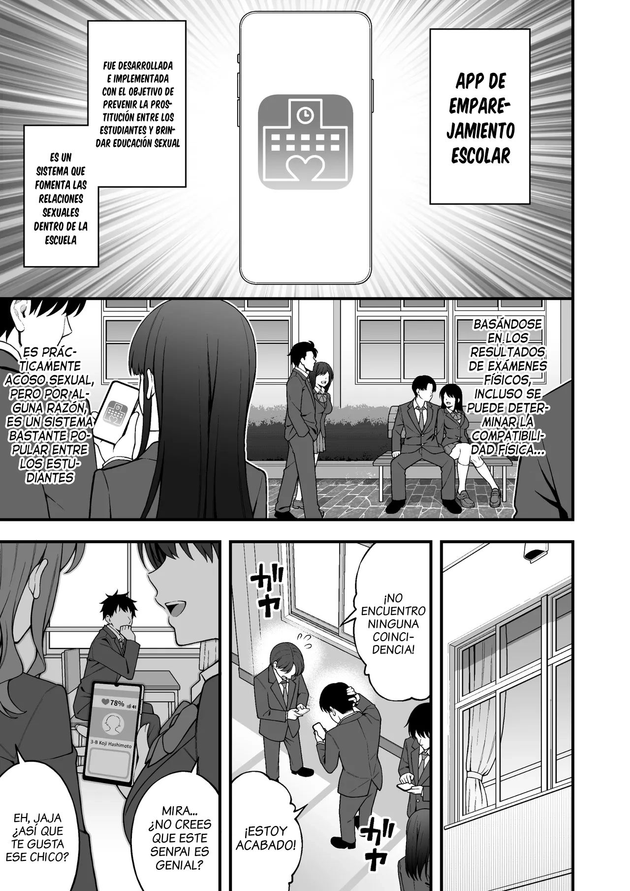 Kounai Matching Appli ~Dare to Demo SEX Dekiru Kami Chinpo~ | App de emparejamiento escolar ~El pene divino con el que puedes tener sexo con cualquiera~ page 3 full
