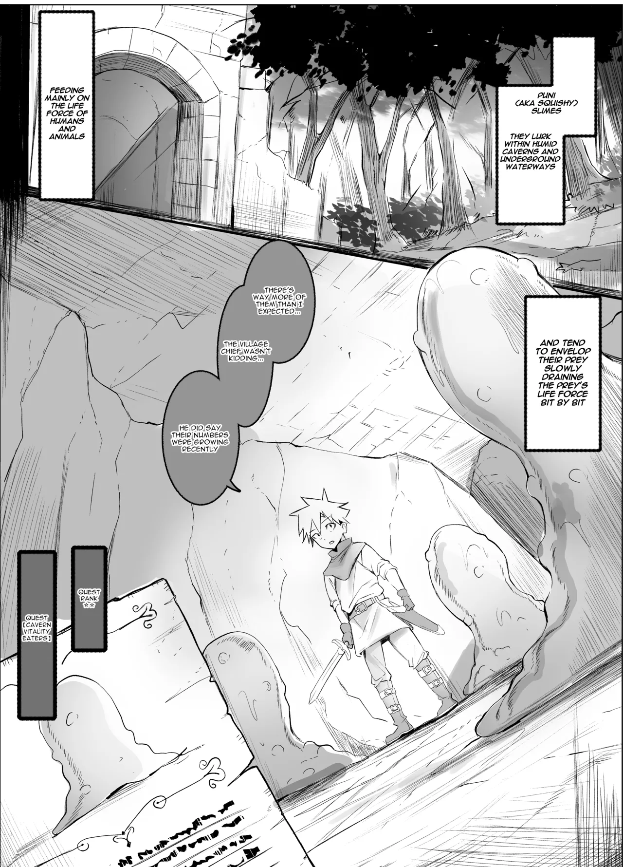 Dosukebe Suraimu Mama ga Arawareta! | A Super-Perverted Slime Mommy Has Appeared! page 2 full