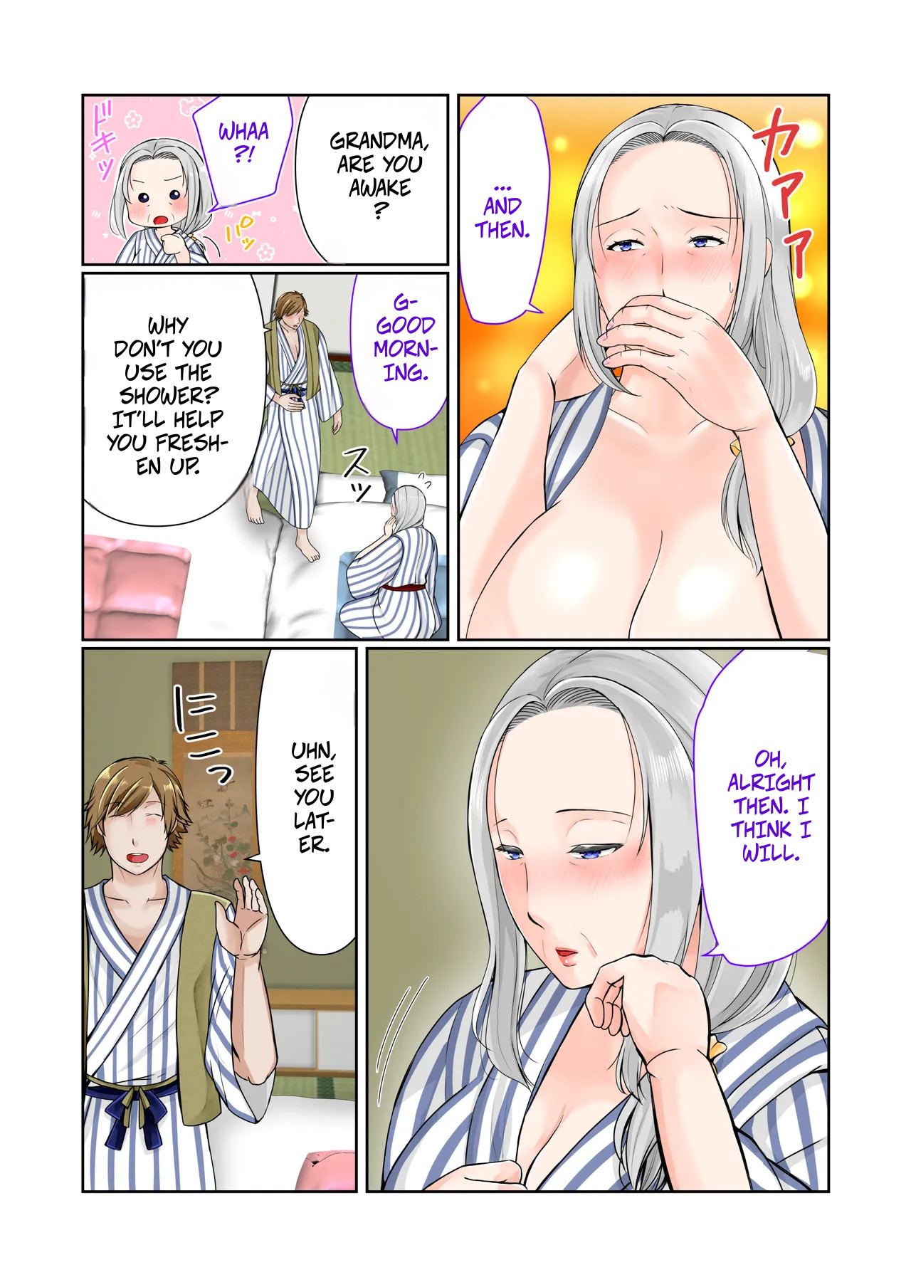 A 3-day, 2-night Hot Spring Trip With My Grandmother  -- Sobo to 2-haku 3-kka Onsen Ryokou Kouhen page 4 full