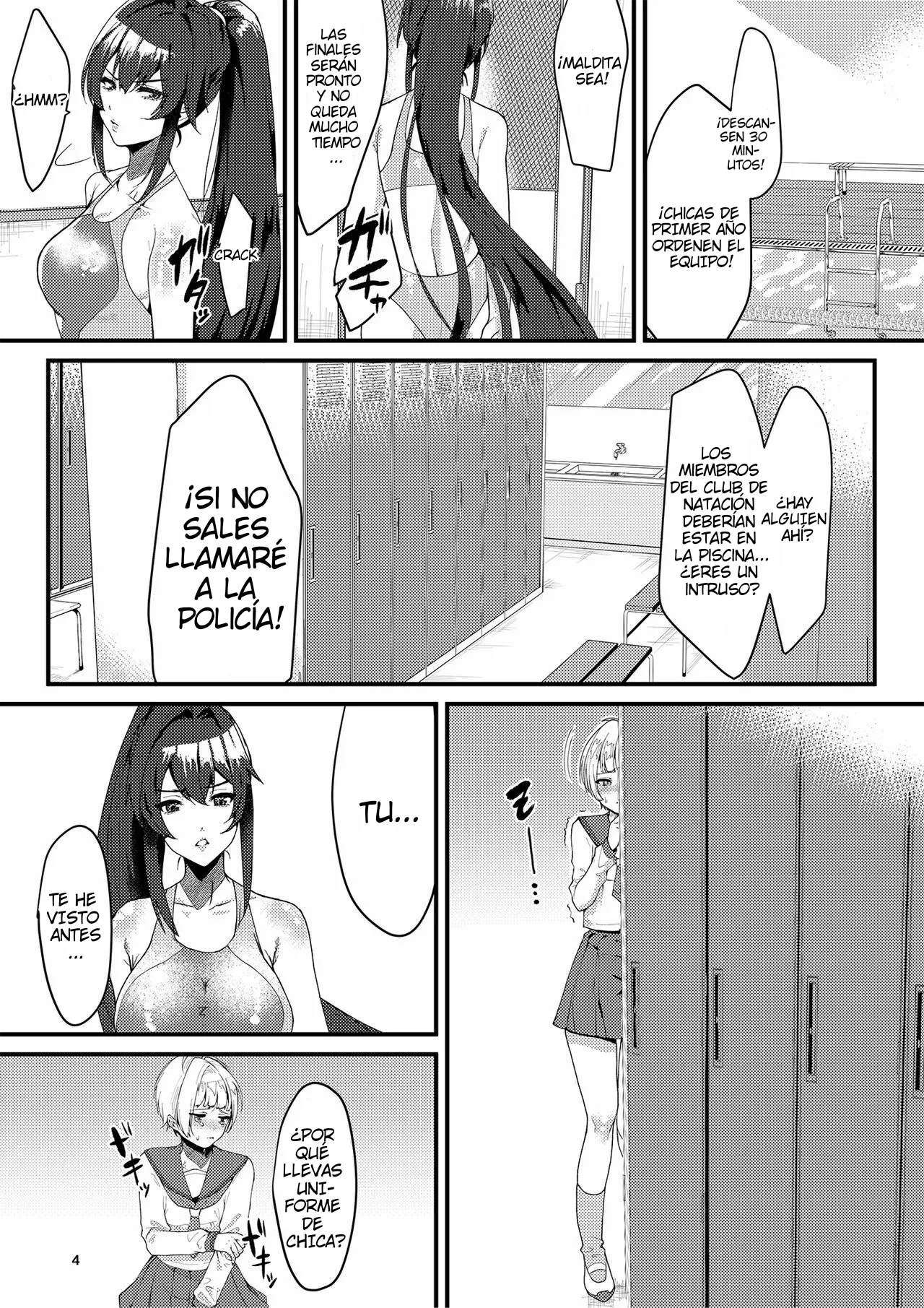Suieibu no Kowai Senpai! 1 | The Swim Club's Scary Senpai! 1 page 2 full