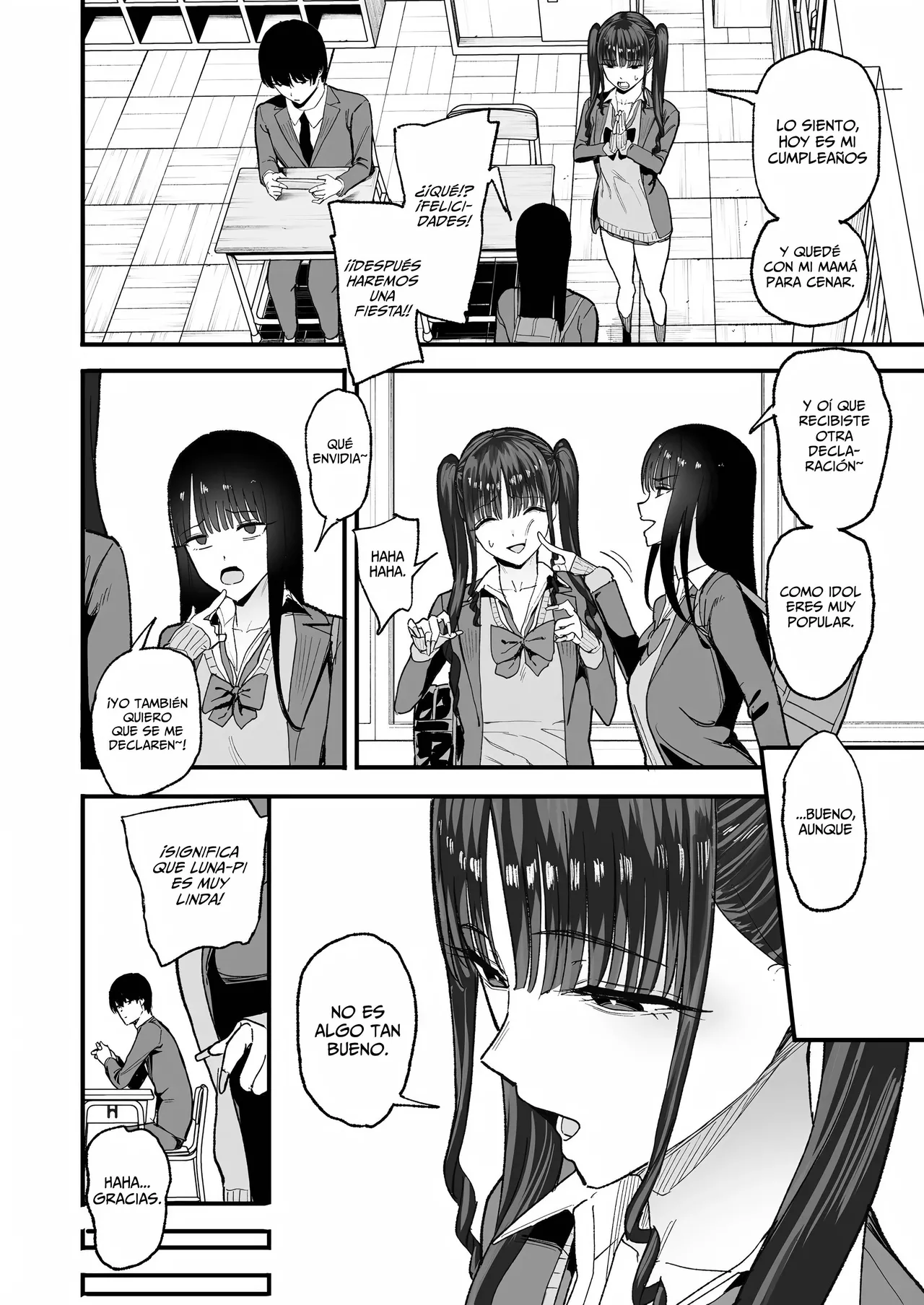 Nijigen Otaku no Ore ga Tenkou Shite Kita Kyonyuu Idol ni Otosareru made | Un Otaku Del 2D se Enamora de la Idol Transferida Voluptuosa page 11 full
