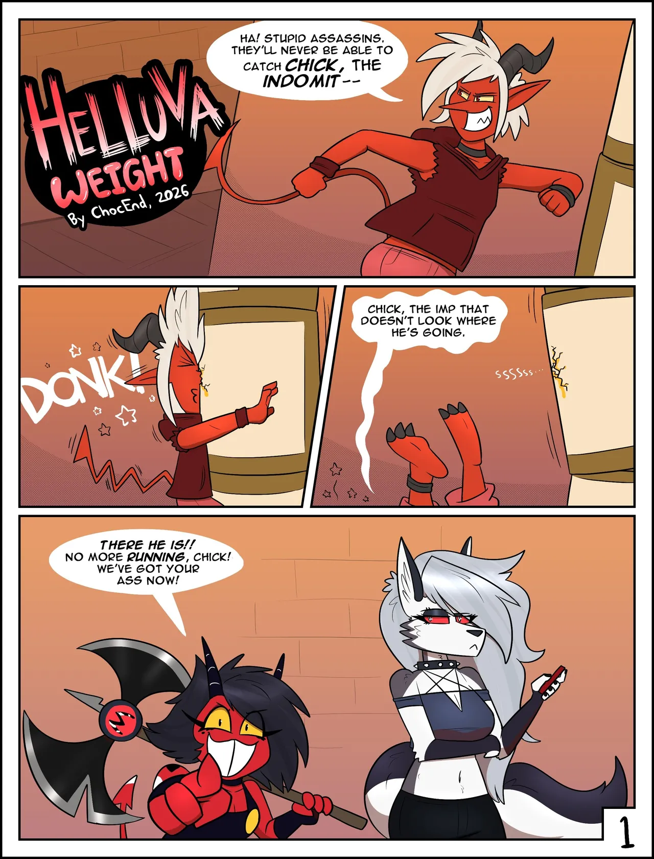Helluva Weight by ChocDrgn page 1 full