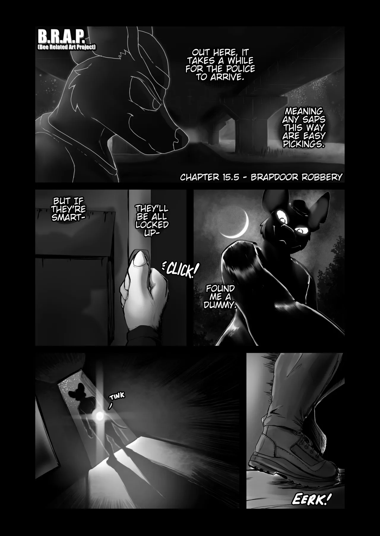 B.R.A.P. : Chapter 15.5 - Brapdoor Robbery page 1 full