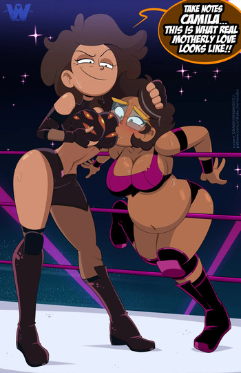 [DRAKE-HERNANDEZ] Wrestlingverse: Amphibia vs The Owl House cover
