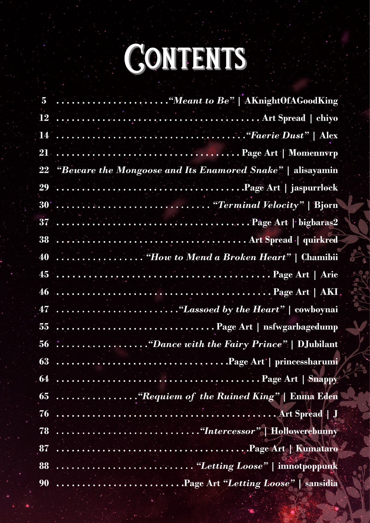A Song of Brothers: A Knives x Vash Zine page 3 full