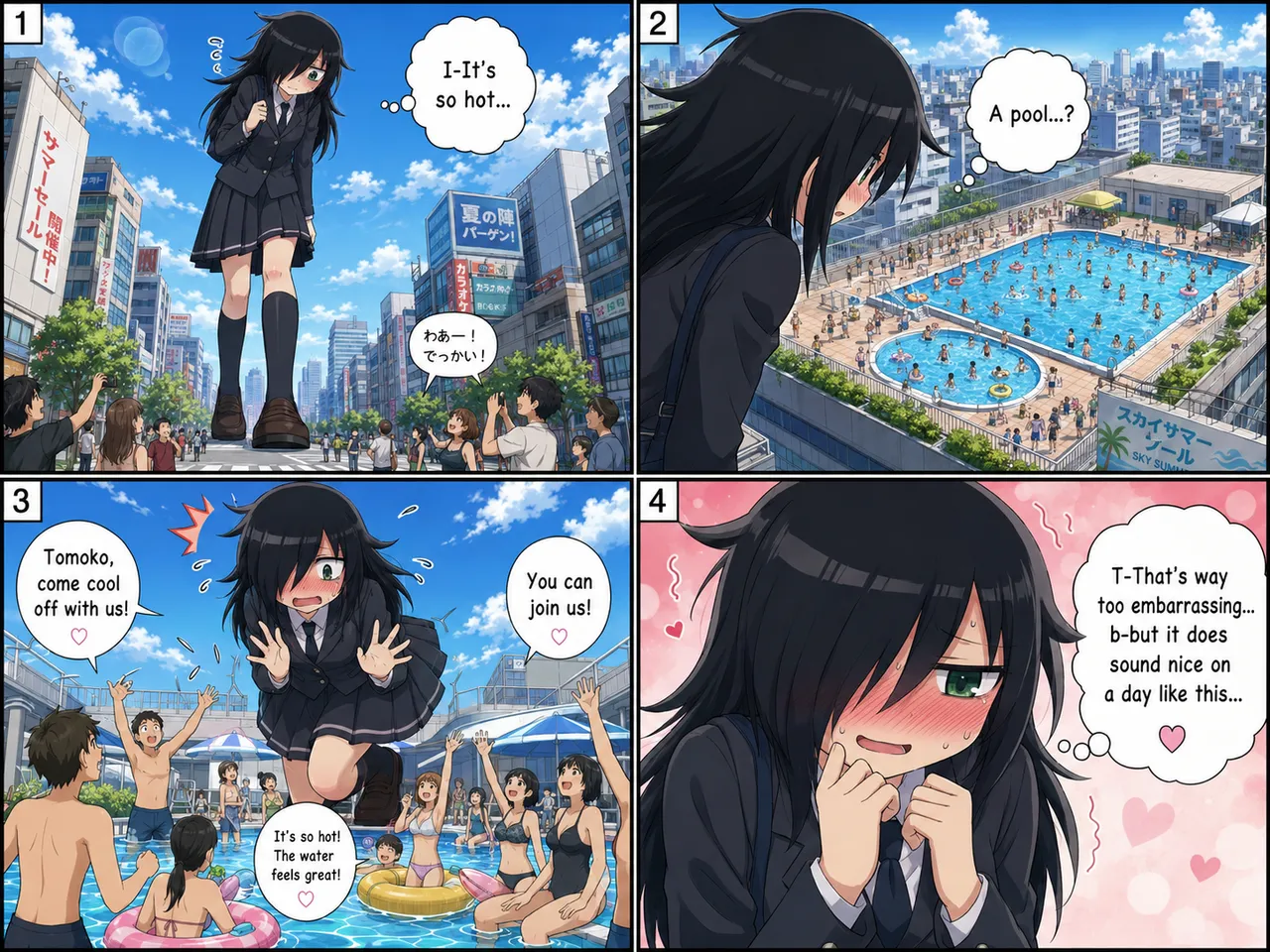 Giantess Tomoko Kuroki daydream page 11 full