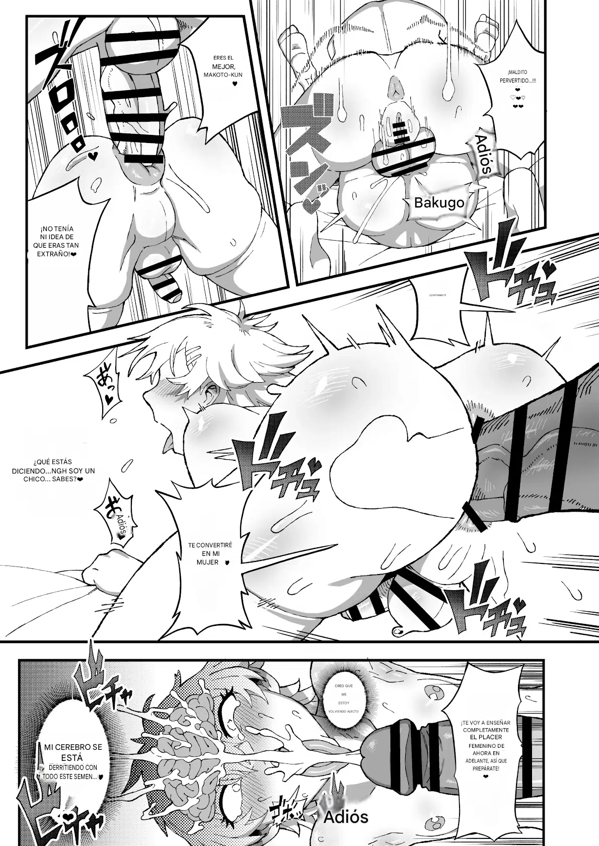 Off-Pako Shippai!? Futanari Mangakka no Kanojo ni Natta Ore Español page 11 full
