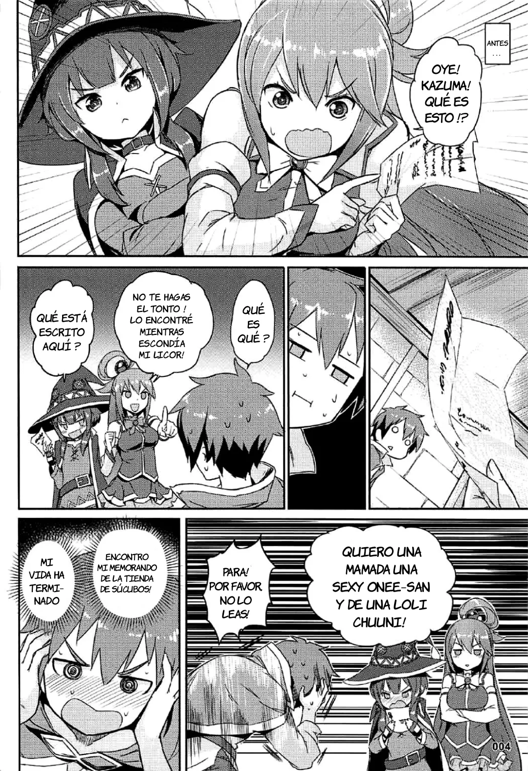 Kono Azen na Kazuma ni Shojo o!｜¡Entrégale Tu Virginidad A Este Atónito Kazuma! page 5 full