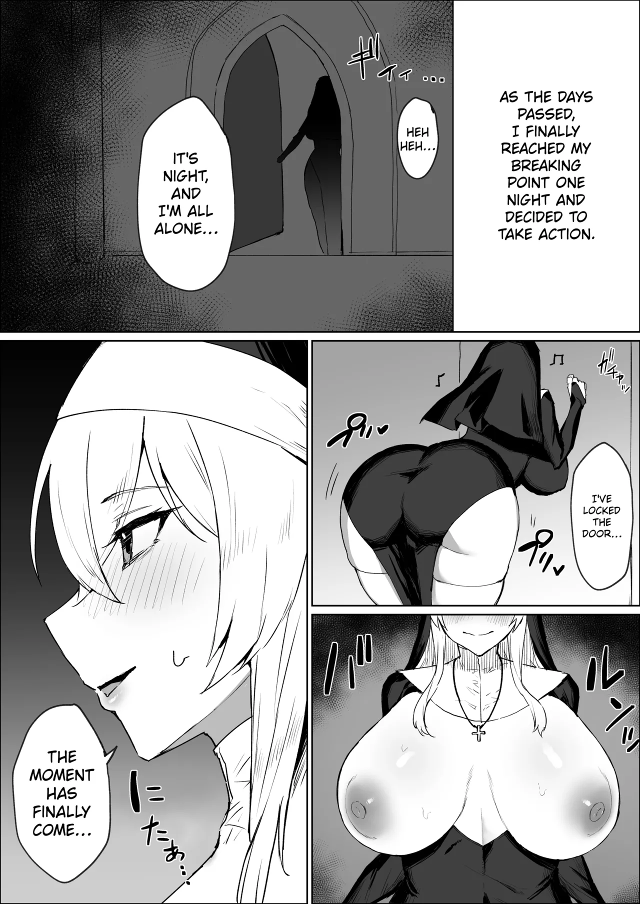The Story Of A Futanari Nun Jerking Off In The Confessional Booth page 9 full