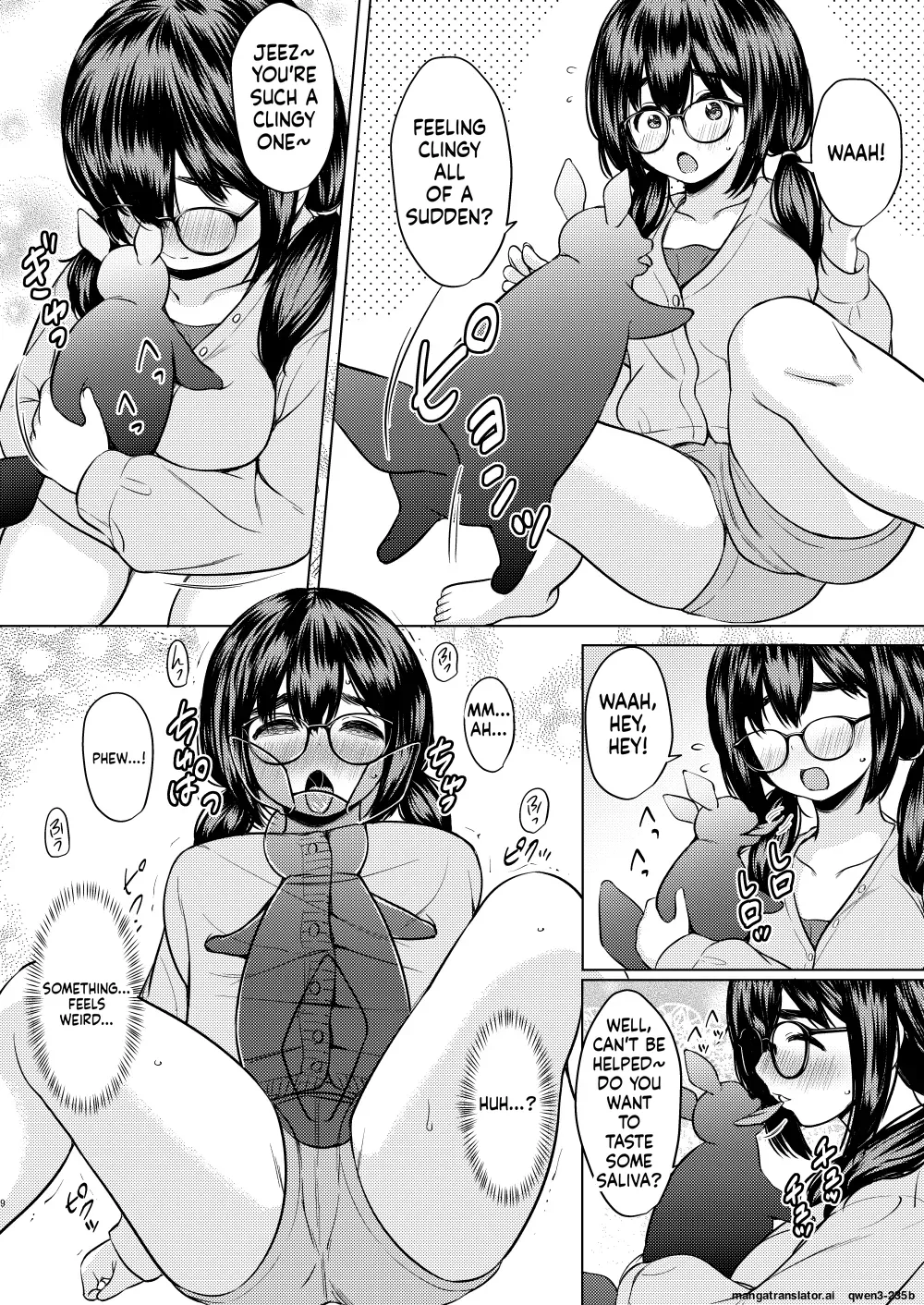 Hirotta Shokushu Seibutsu ni Naedoko ni Sareteshimau Kyonyuu Jimi Megane-chan no Hanashi page 10 full