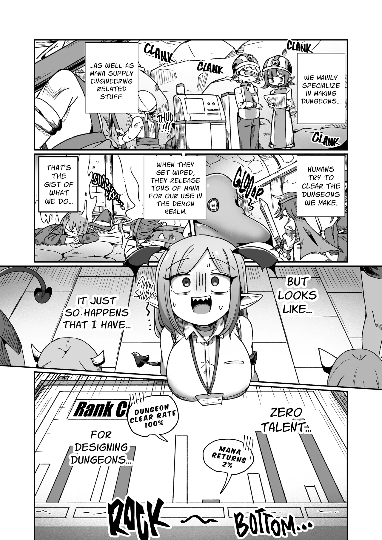 Kaisha no Kane de Tsukutta Ero Dungeon de Soudai na Onani o Suru Monster Shain-chan | Embezzlement, Ho: Wagie Monster-chan Builds Her Very Own Goon Cave Dungeon page 4 full