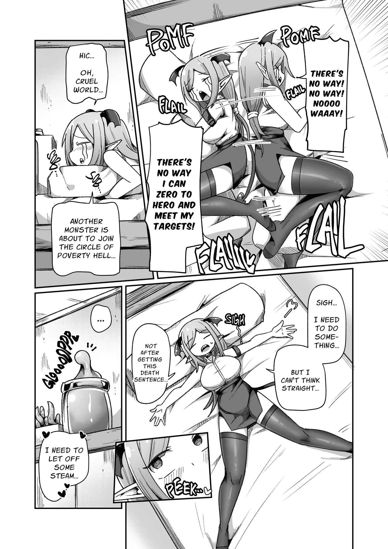 Kaisha no Kane de Tsukutta Ero Dungeon de Soudai na Onani o Suru Monster Shain-chan | Embezzlement, Ho: Wagie Monster-chan Builds Her Very Own Goon Cave Dungeon page 6 full