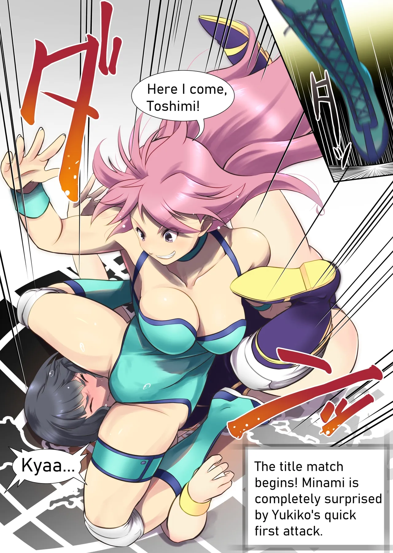 Wrestle Showdown! -Ice Angel- page 4 full