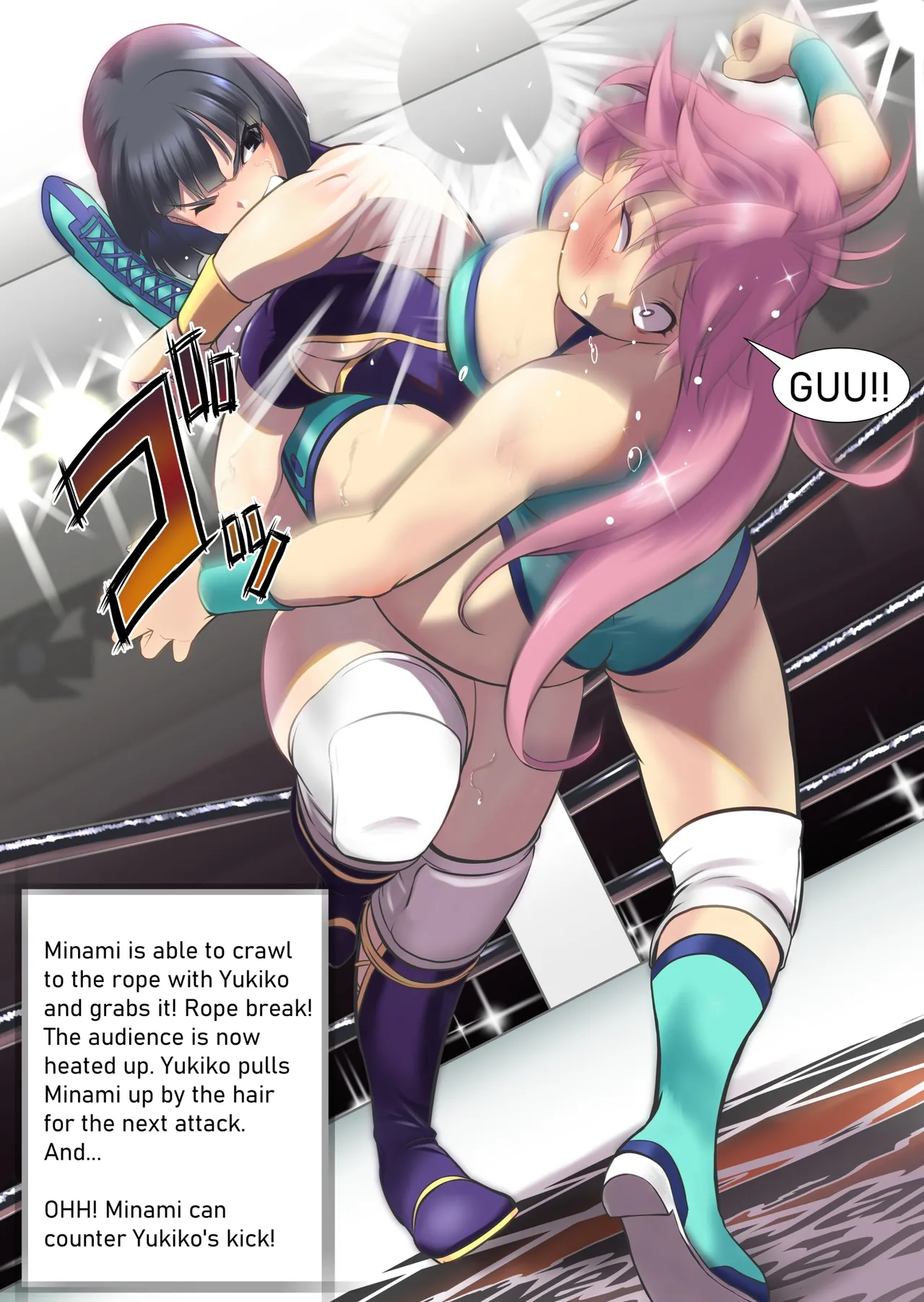 Wrestle Showdown! -Ice Angel- page 9 full