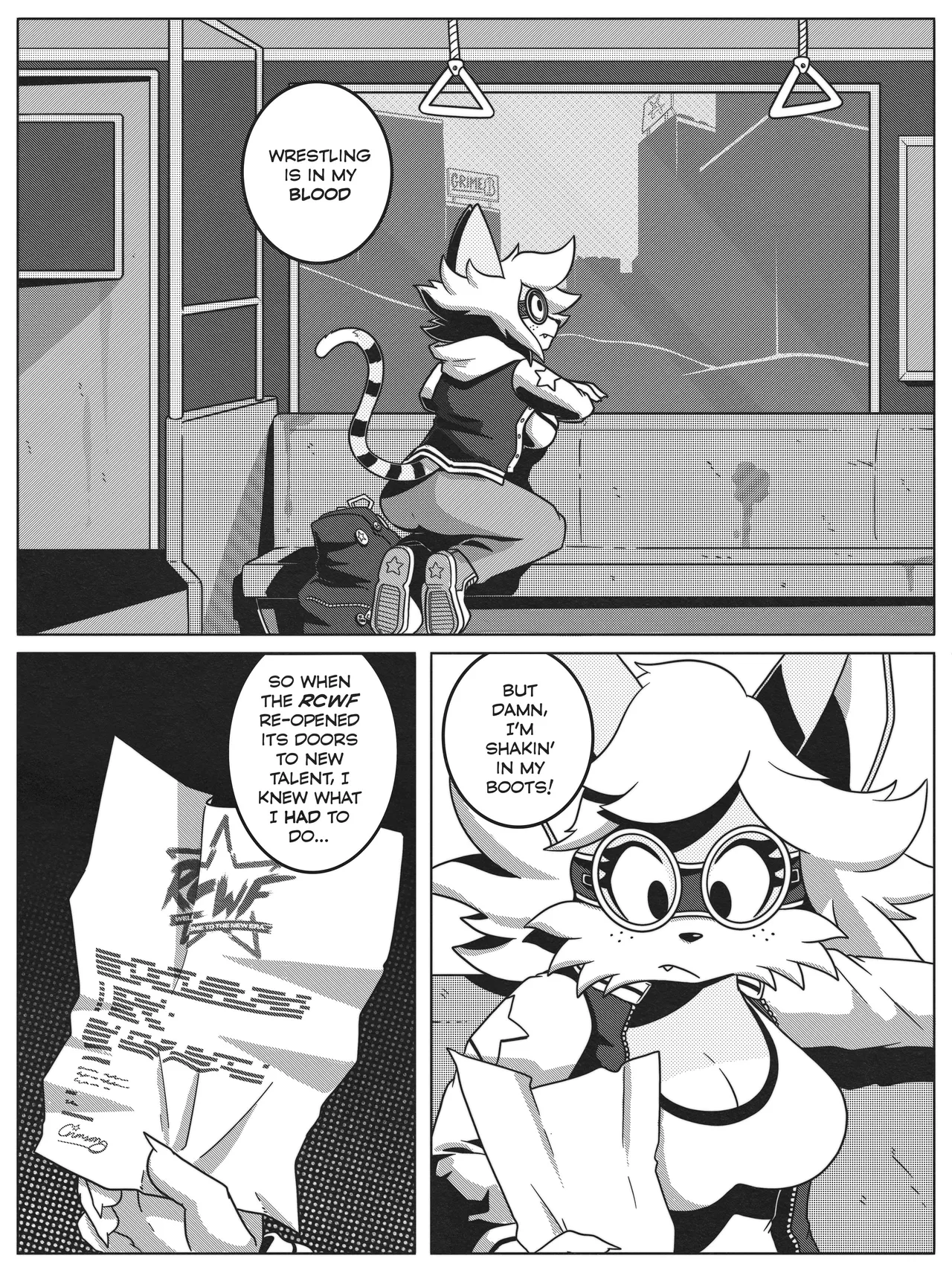 Ring Cats: Chapter 2 - A New Face Saddles Up page 6 full