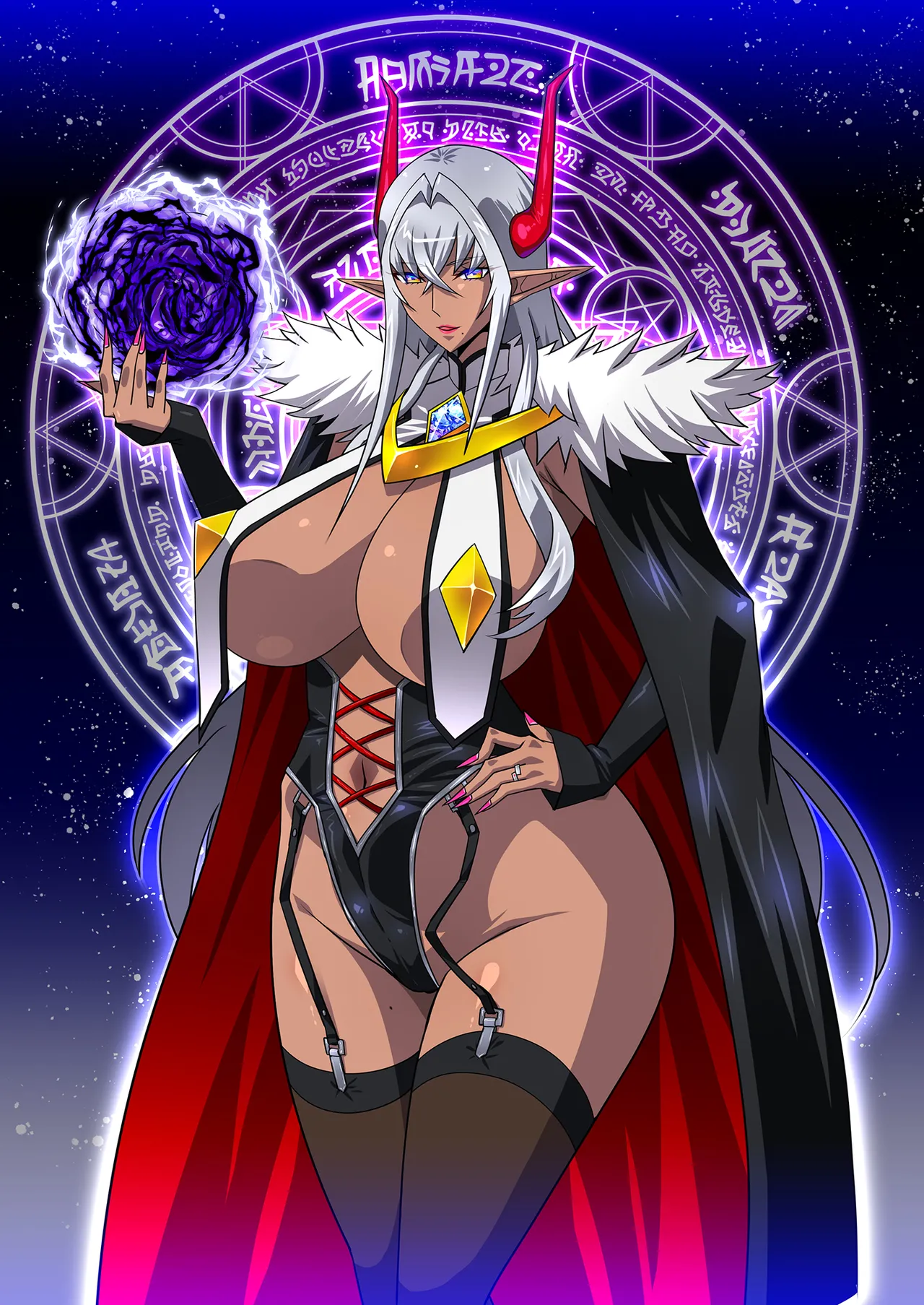 黒雷の魔王レヴィーザ act1「人妻魔王は元部下の肉便器となる…」 page 10 full