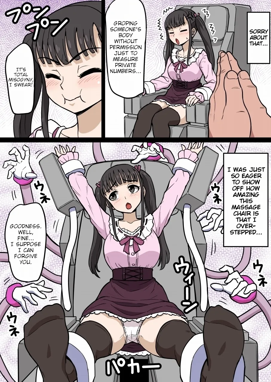 Kusuguri Massage Chair 6 Otasa no Himeko-chan | Tickle Massage Chair 6: Himeko-chan, The Otaku Circle Princess page 8 full
