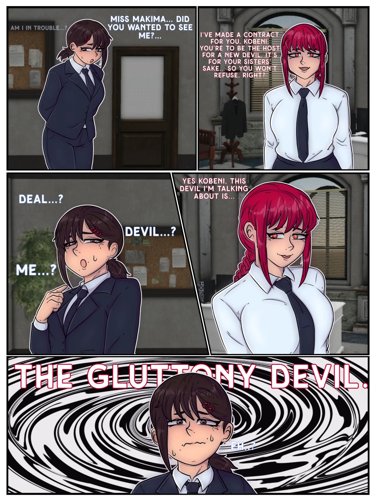 The Gluttony Devil page 1 full