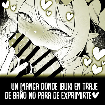 [Bo-rei] Mizugi Ibuki ni Zutto Shiborareru Dake no Manga (Blue Archive) [Spanish] [Rakuen Translations] cover