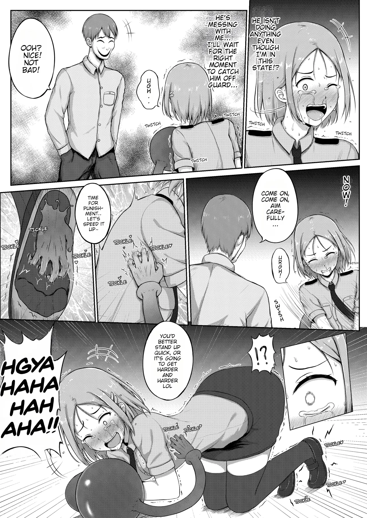 Fukei to Kusuguri Yuukaihan | The Policewoman and the Tickling Kidnapper page 12 full