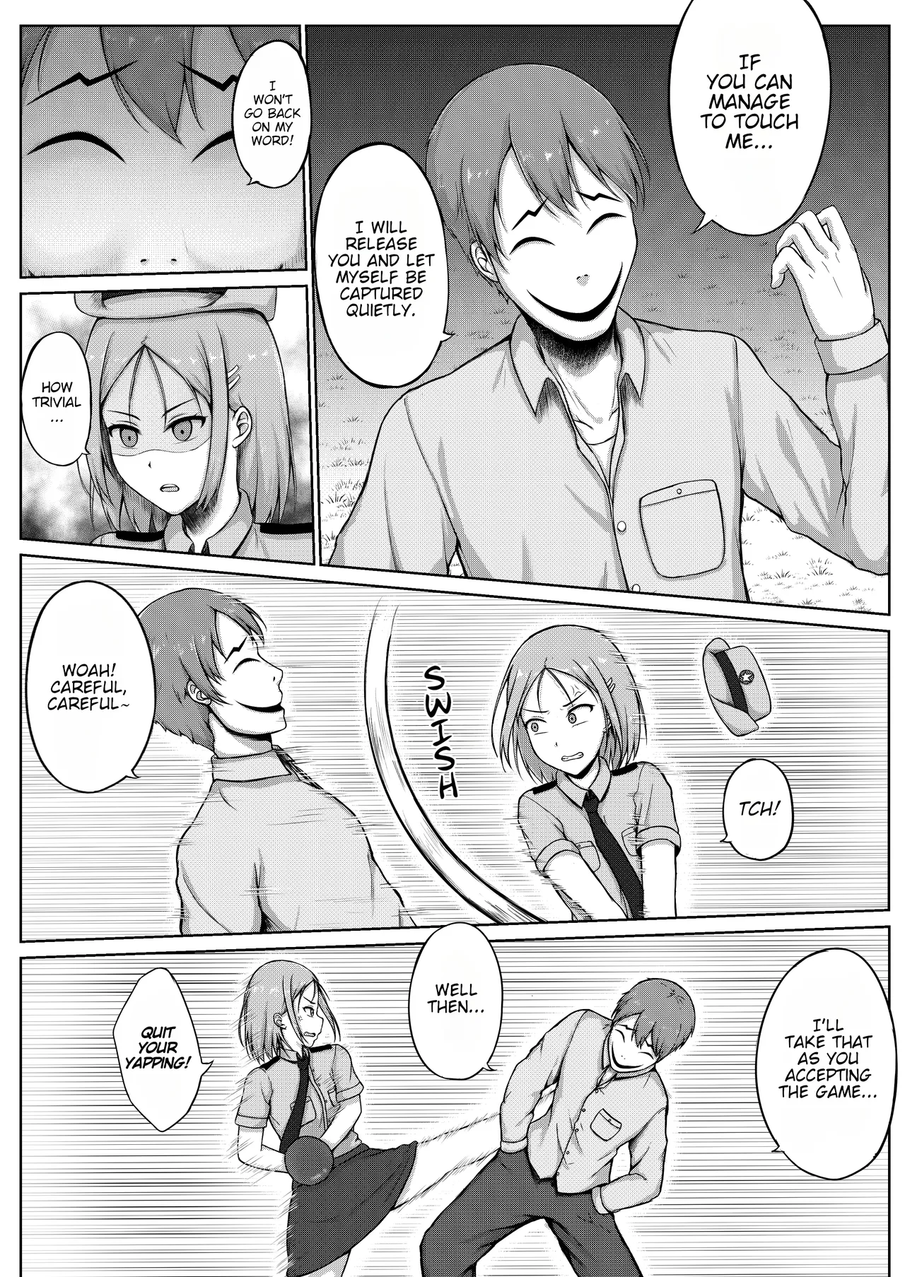 Fukei to Kusuguri Yuukaihan | The Policewoman and the Tickling Kidnapper page 9 full