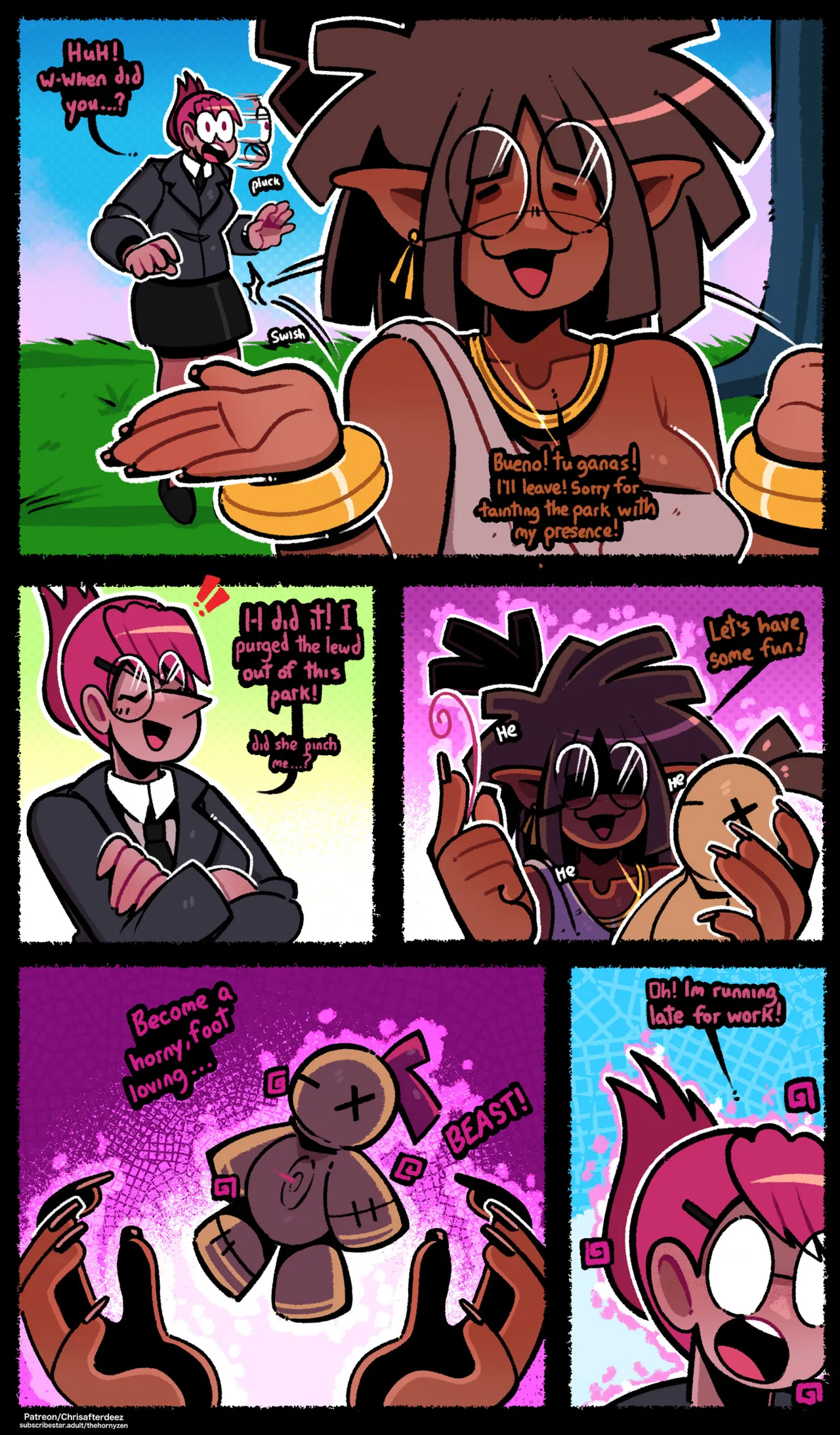 Vanessa and the Bussiness Lady! page 2 full