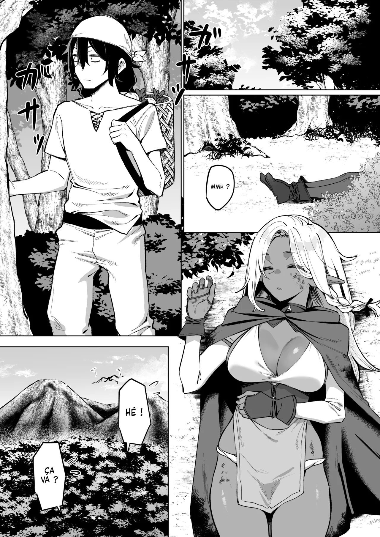 Kasshoku Elf o Tasuketara Ongaeshi Sareta Hanashi | L'Histoire où j'ai aidé une Elfe à la Peau Mate et où elle m'a rendu la pareille page 2 full