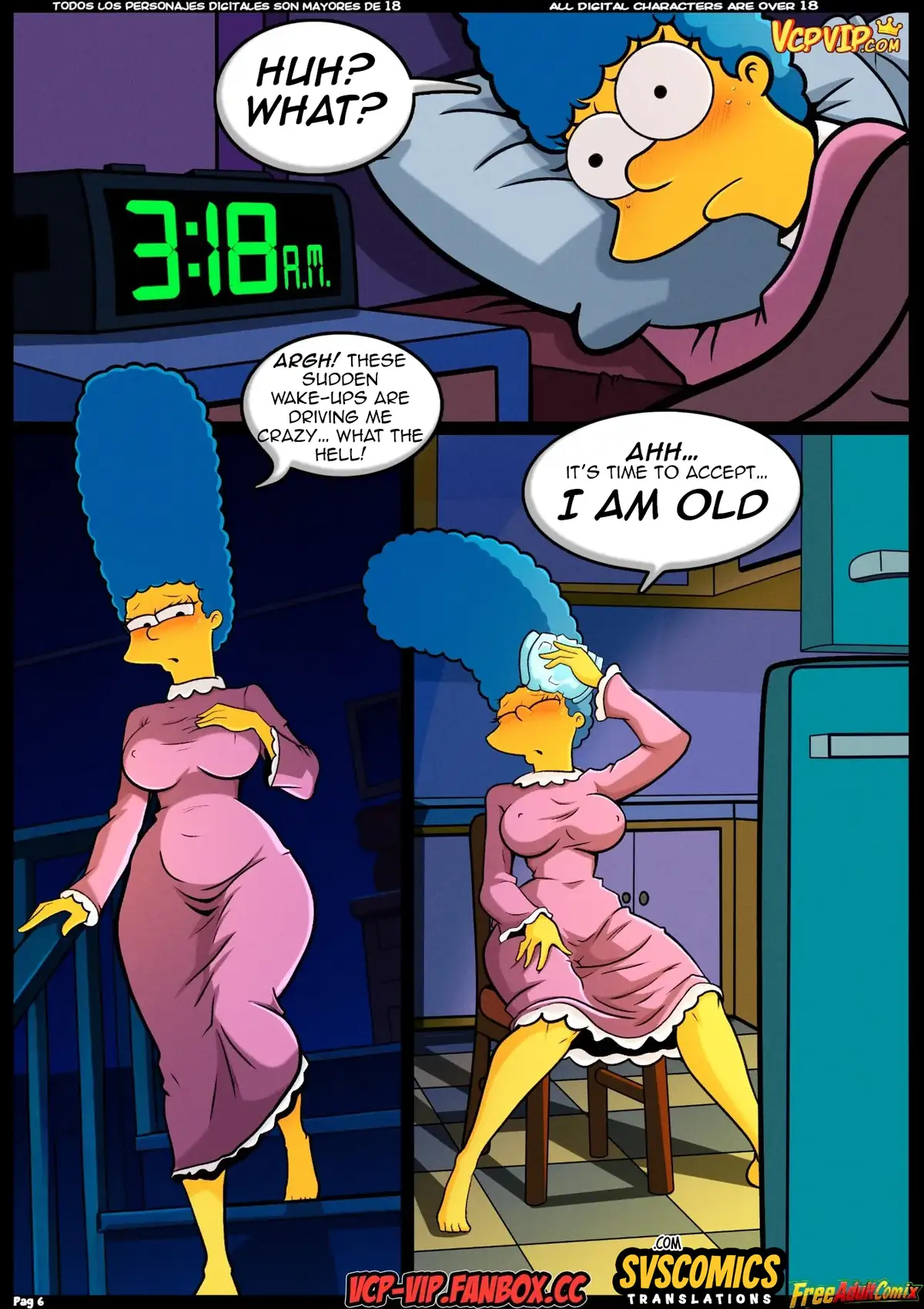 The Simpsons- HORNY MOM MARGE page 7 full