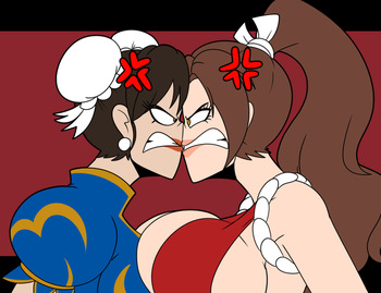 [ComicalWeapon] Jester Kingdom - Chun-Li vs. Mai Shiranui (+ Samus Aran vs. Lara Croft) cover