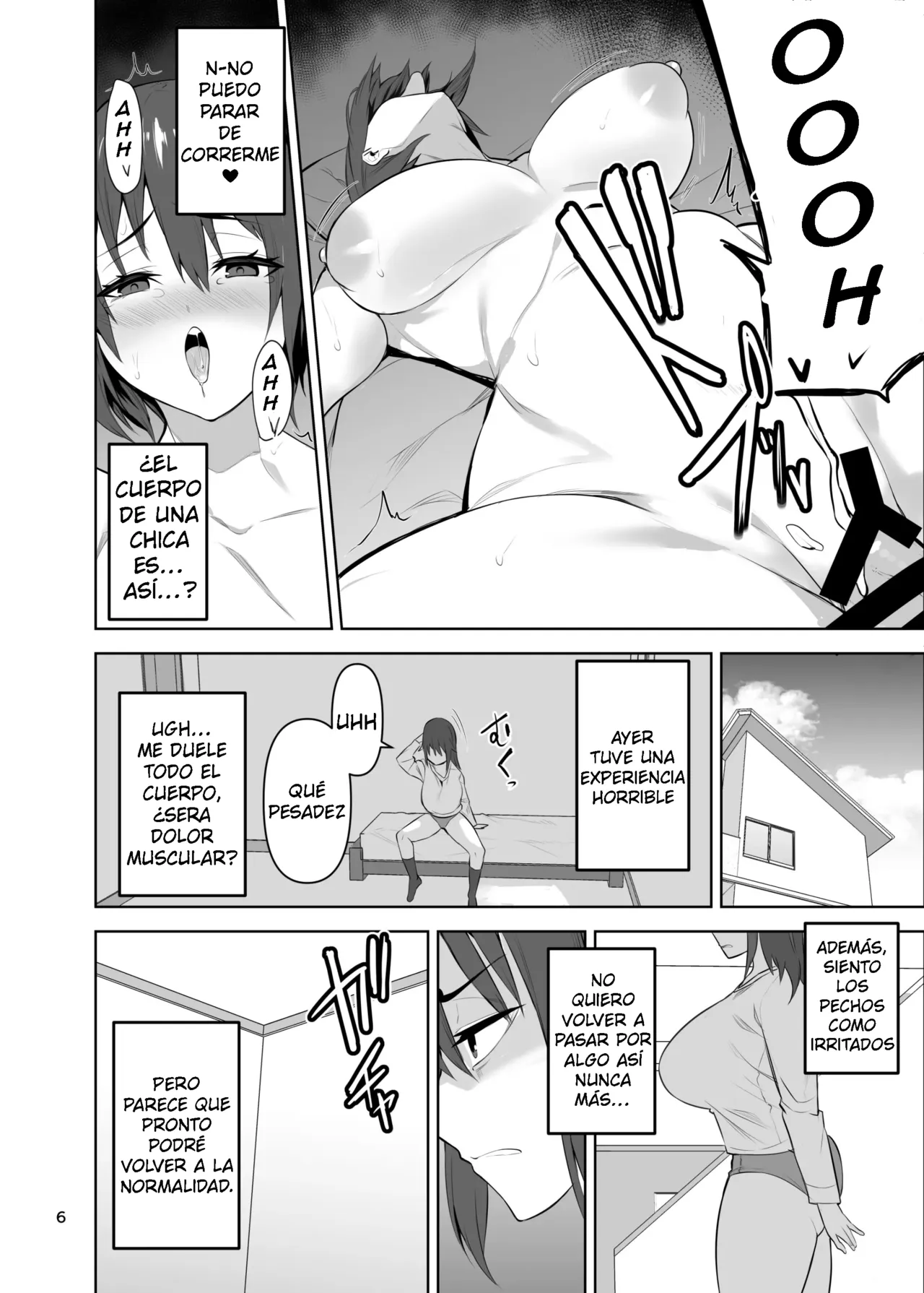 La historia de cómo contraje el Síndrome de cuerpo de onahole lujurioso y me convertí en la esclava sexual de mi amigo - Cup-Chan page 7 full