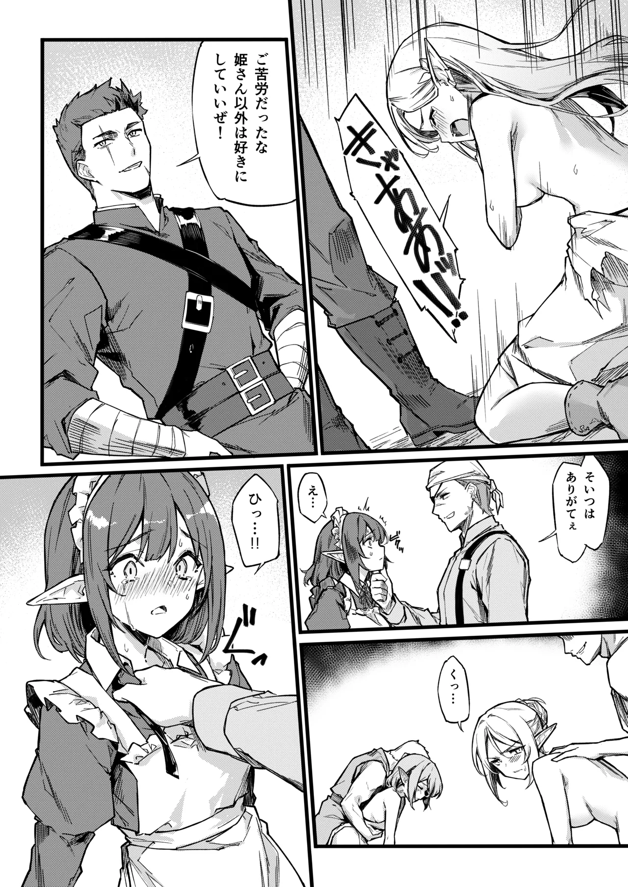 傭兵団がエルフの姫達を略奪してヤりたい放題ヤる話 page 11 full