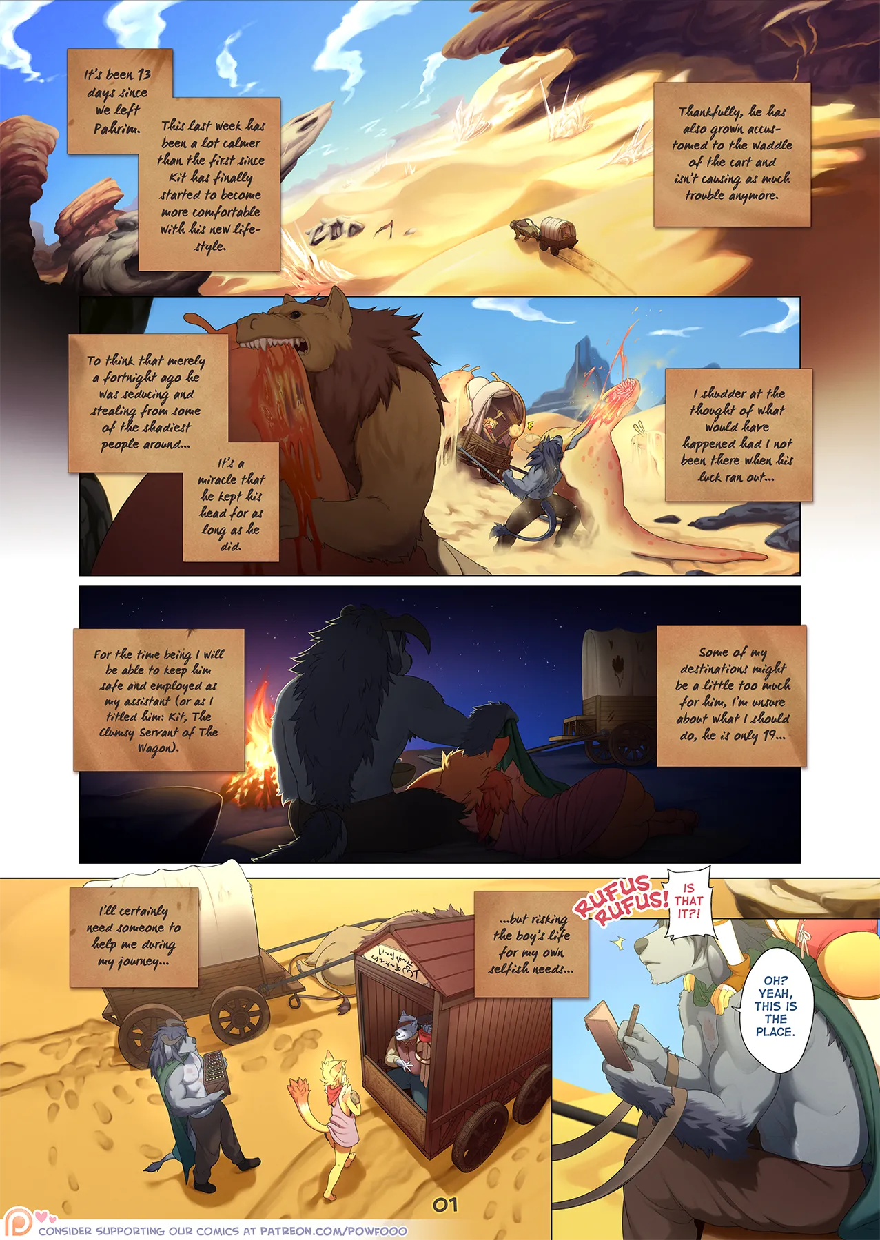 Arcana Tales 2 - The Alchemist and The Beast page 1 full