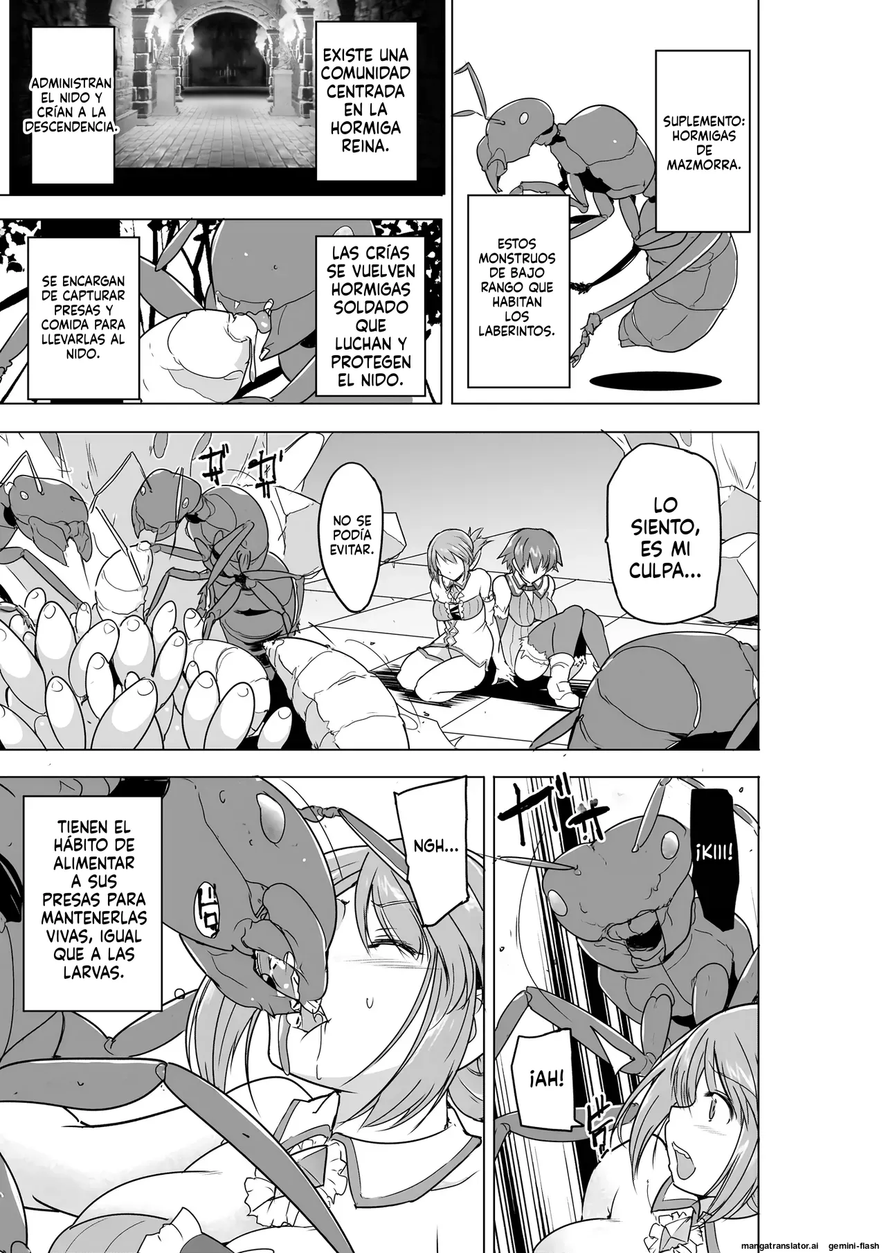 24 - Dungeon Travelers - Futari no Himegoto  BADend  MTL page 7 full