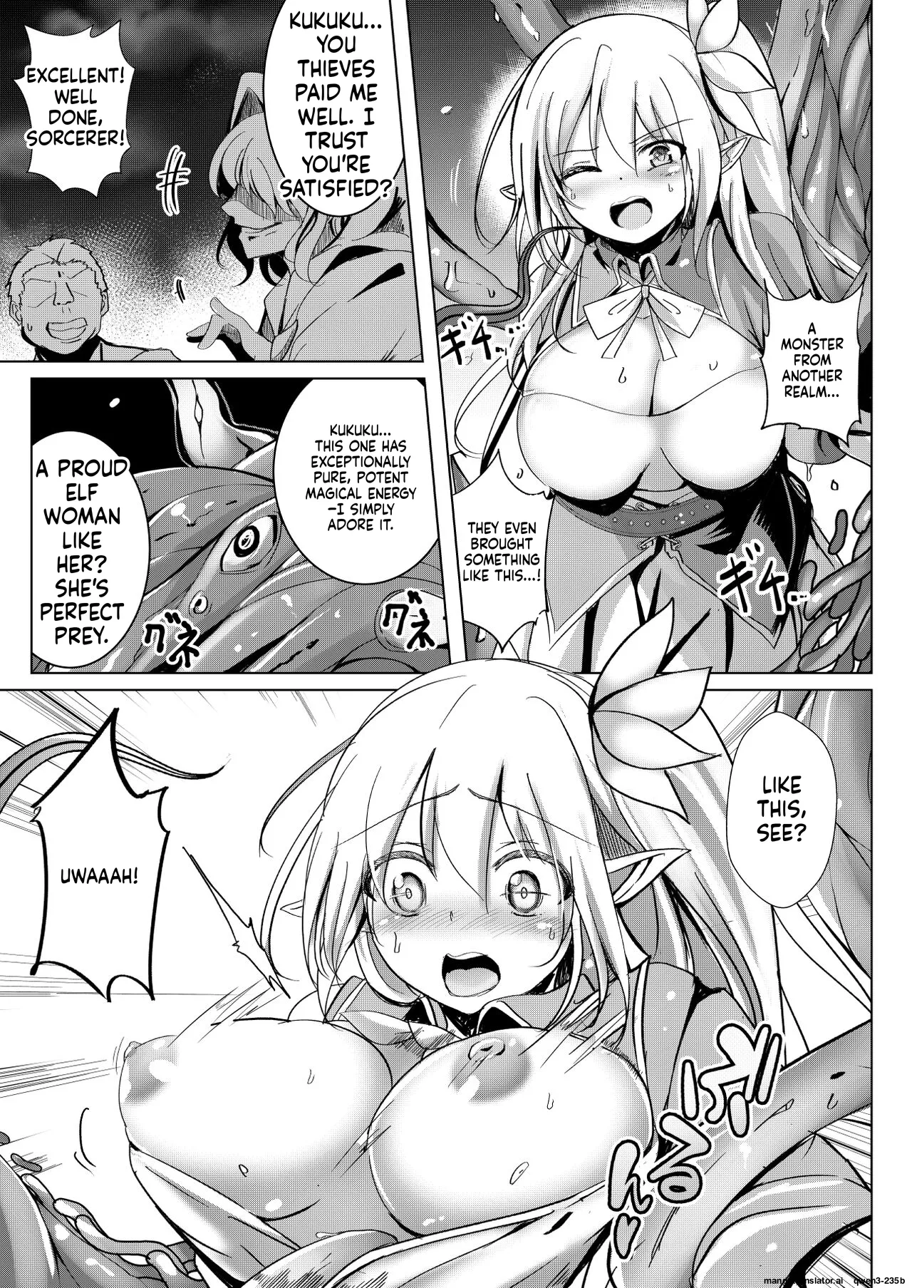 Elf Kishi Ryoujoku Boku ga Hitojichi Kanojo ga Dorei page 11 full