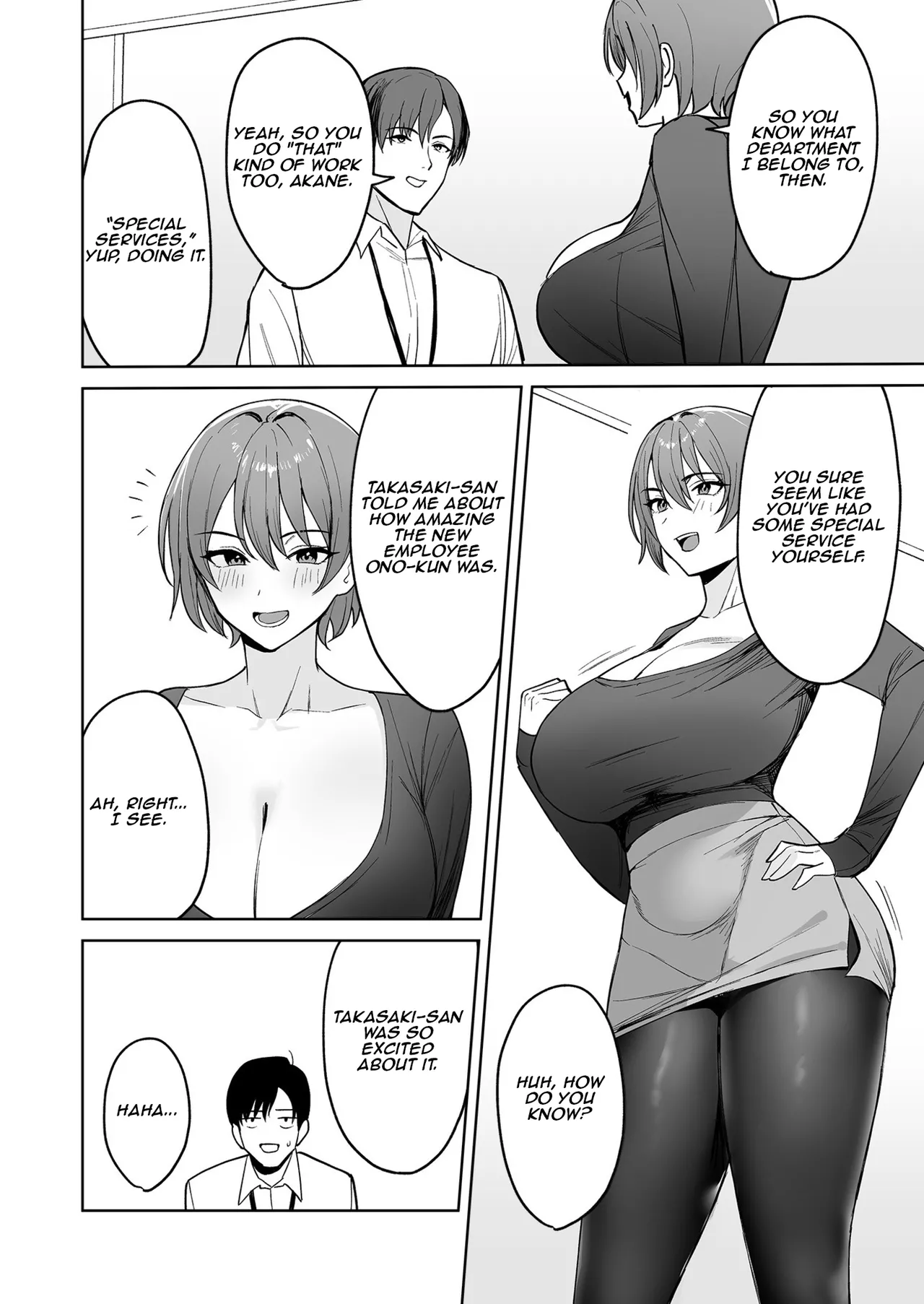Gohoubi wa Karada de. ~Ero-sugi Fukuri Kousei wa Seishori-ka no Oshigoto~  | The Reward is the Body ~The Overly Lewd Employee Benefits of the Service Department~ page 7 full