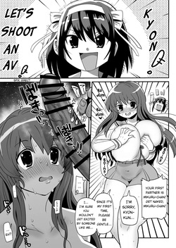 Shooting an AV with Kyon and Mikuru