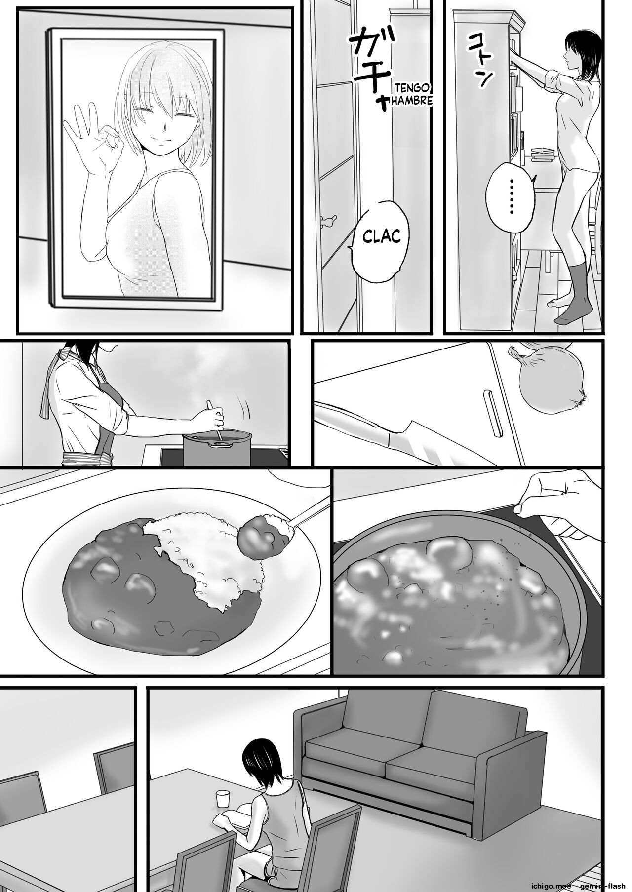 Chichi no Buka wa Watashi o Hadaka ni Shite Yonayona Haitoku Sex o Tanoshimu page 7 full