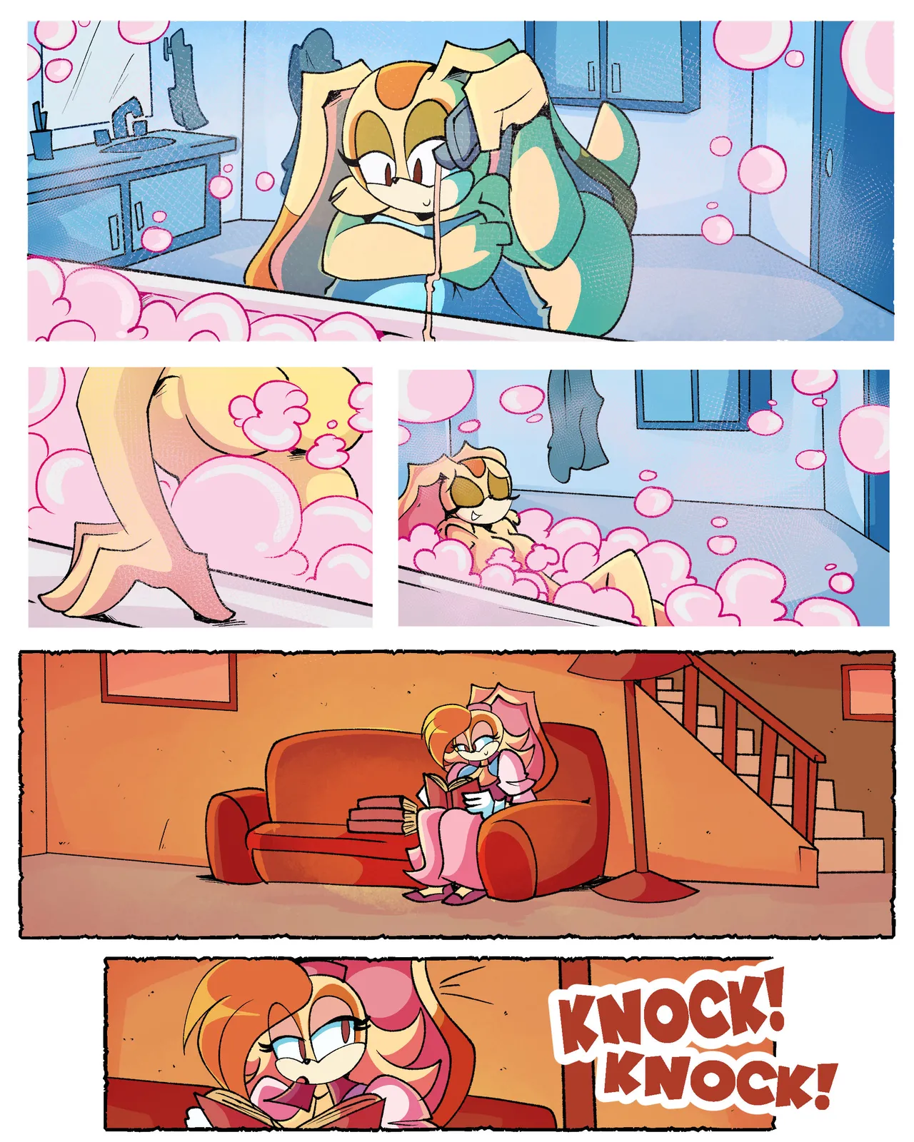 Cream's Bath Time page 1 full