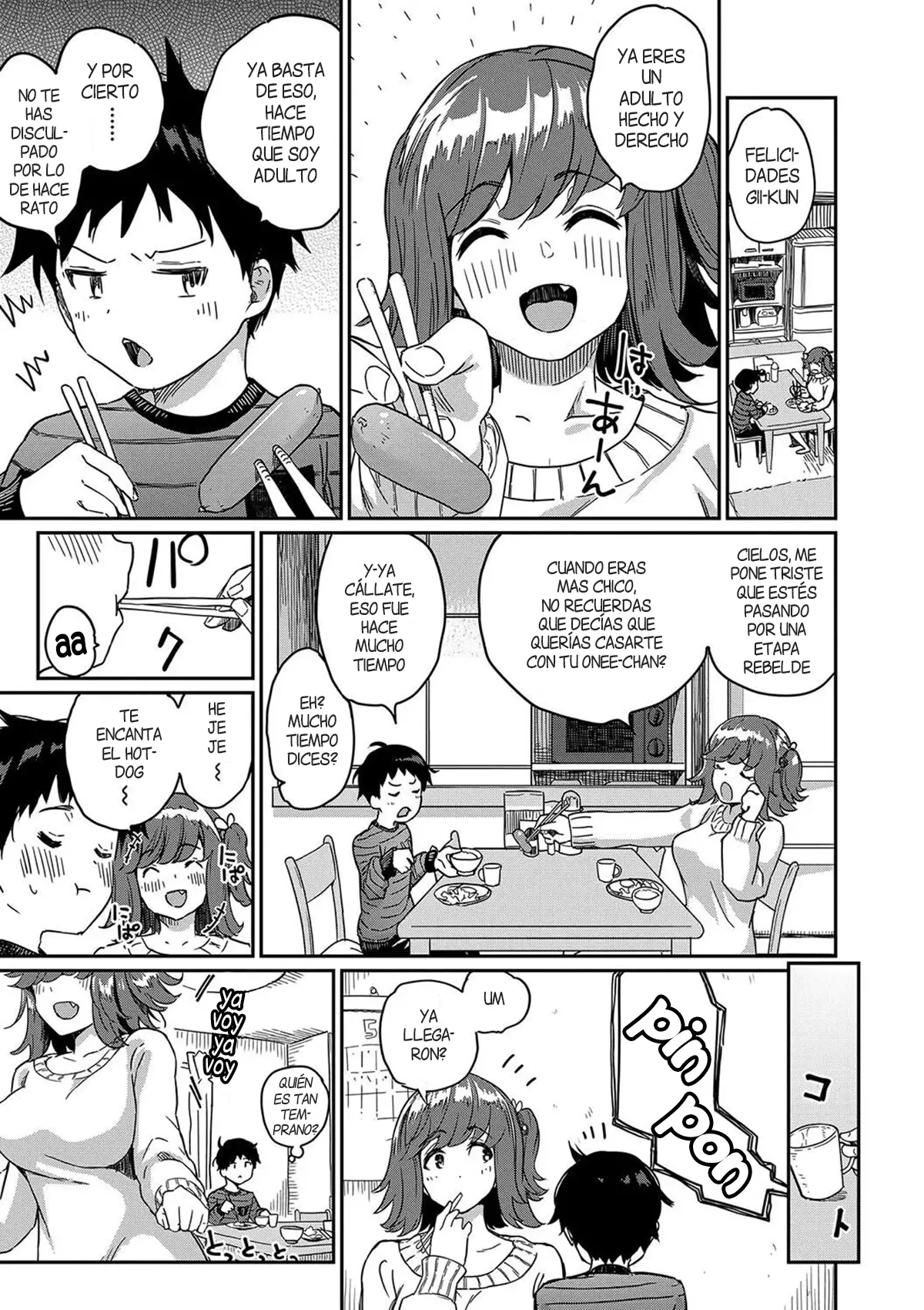 Nanka Neechan-tachi ga Fudeoroshi Matsuri toka Iidashita  | No se que es pero mi hermana y sus amigas hablan de un festival Fudeoroshi page 3 full
