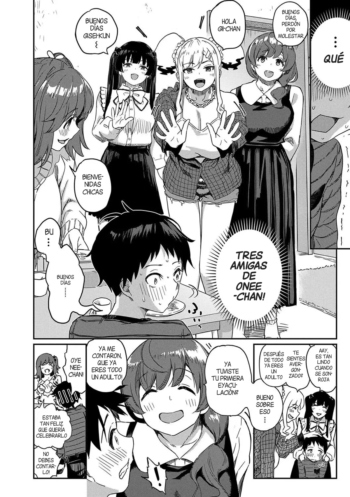 Nanka Neechan-tachi ga Fudeoroshi Matsuri toka Iidashita  | No se que es pero mi hermana y sus amigas hablan de un festival Fudeoroshi page 4 full