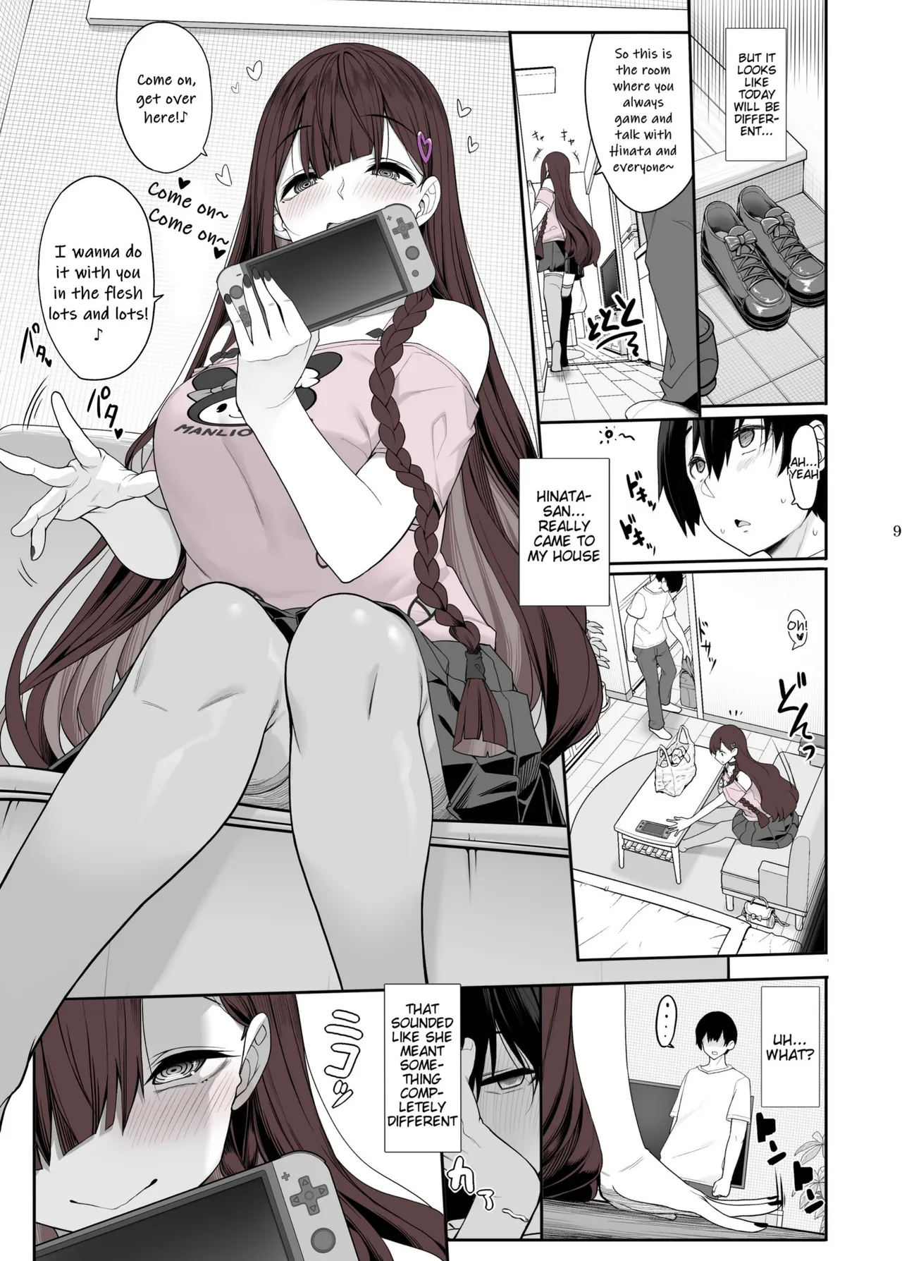 Jiraikei Joshi wa Ie Totsu shite game Shinagara H mo Shitai | Landmine Girl Wants to Hang Out at Home Playing Games while also Having Sex page 9 full