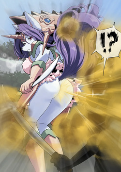 Behind Enemy Fart Attack & Kemono Woman Pooping Outdoor