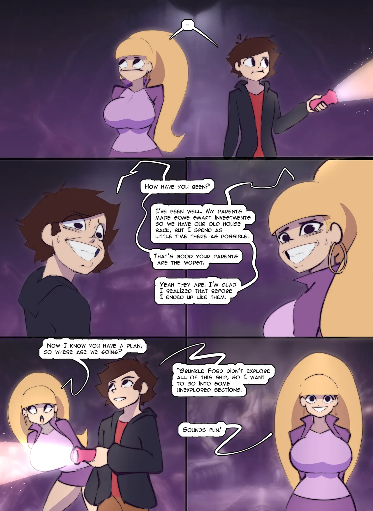 Gravity Falls: Dimper Exploration Ch.1 page 6 full