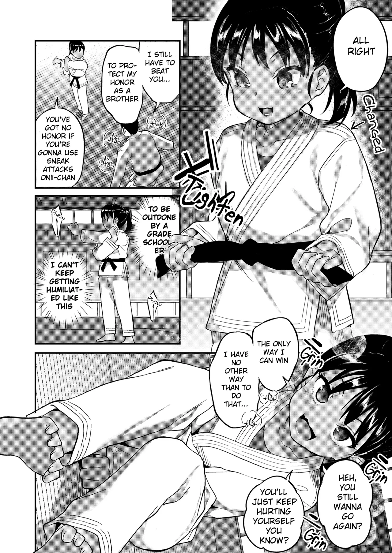 One-on-One Match with a Judo Girl page 4 full