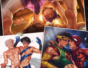 [Bludwing] Term 68 - Birdflash, Spidey/Ironfist, Yoichi/Keitaro cover