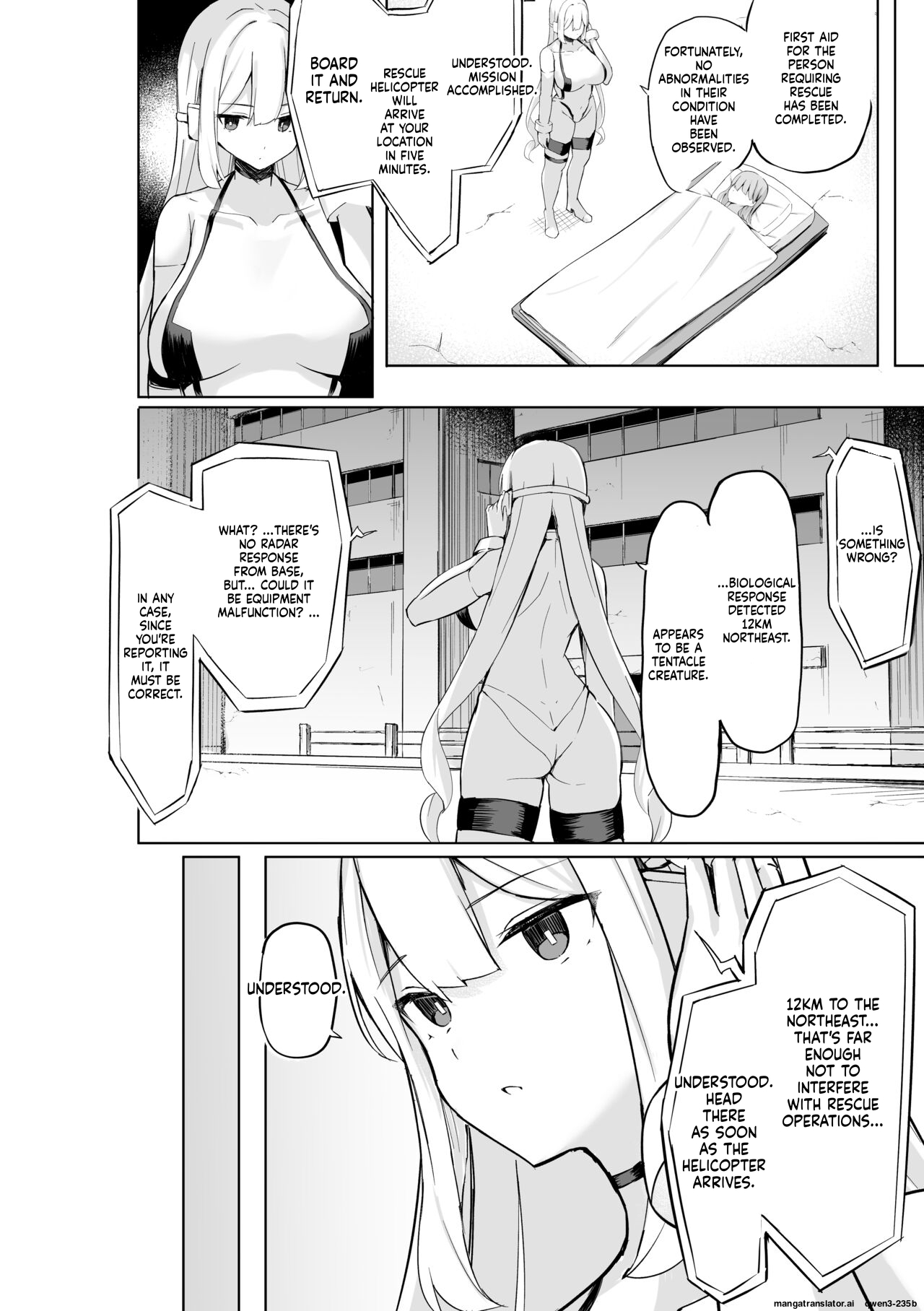 Taishokushuyou Kouseinou Android, Haiboku Suru. page 11 full