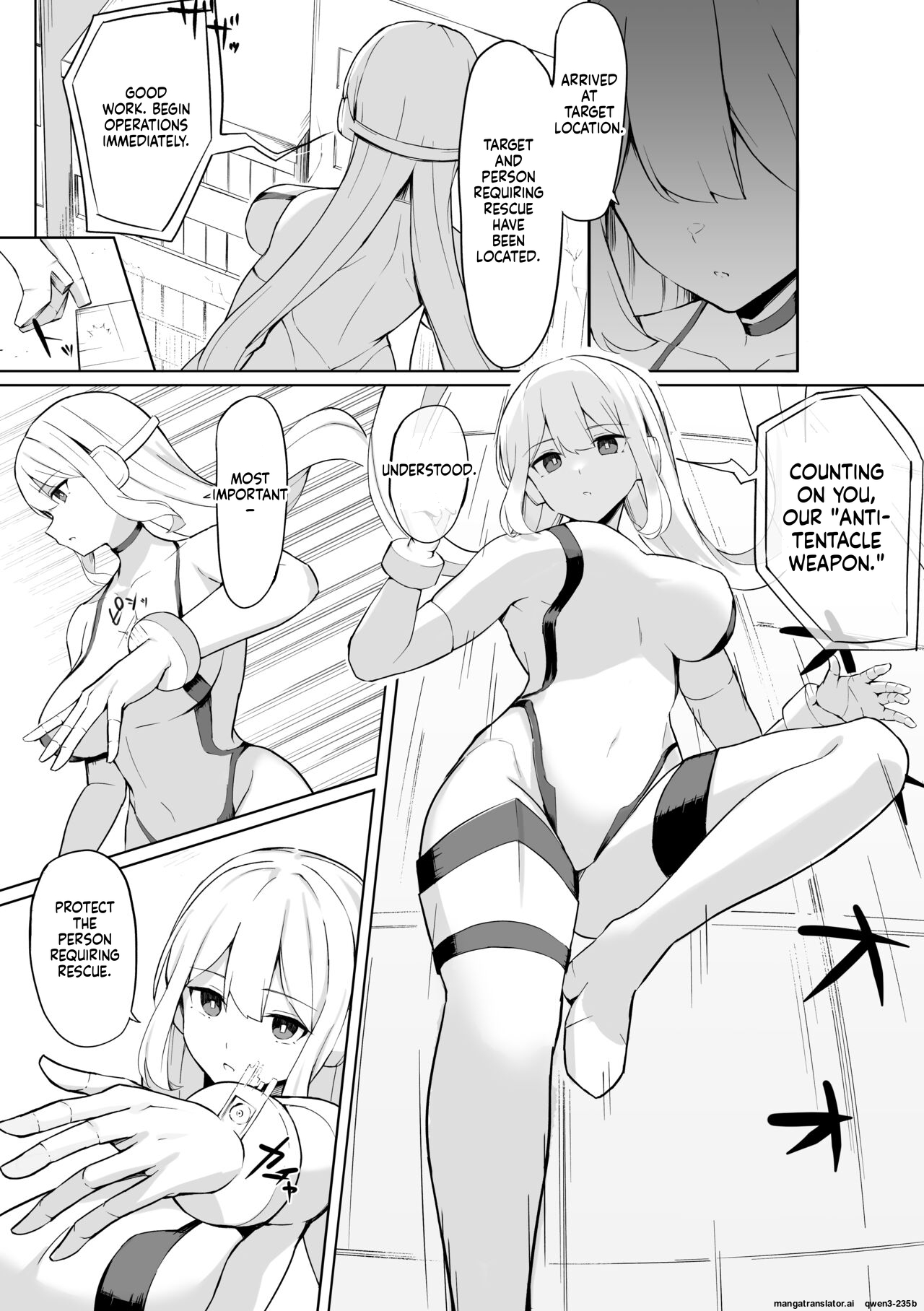 Taishokushuyou Kouseinou Android, Haiboku Suru. page 4 full
